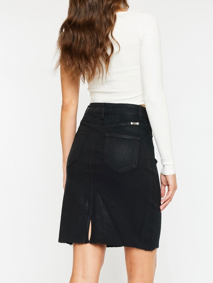 1549 Kancan Black Midi Skirt