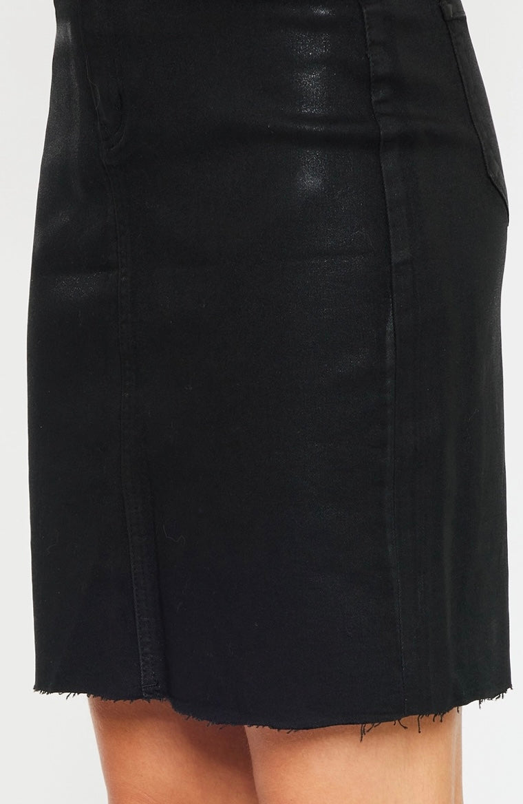 1549 Kancan Black Midi Skirt