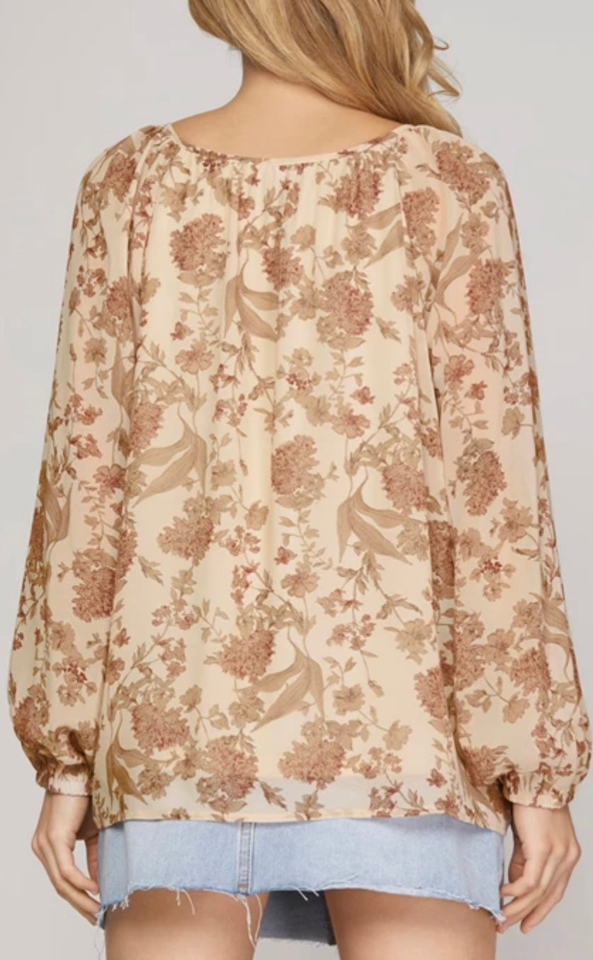 1577 Printed Blouse